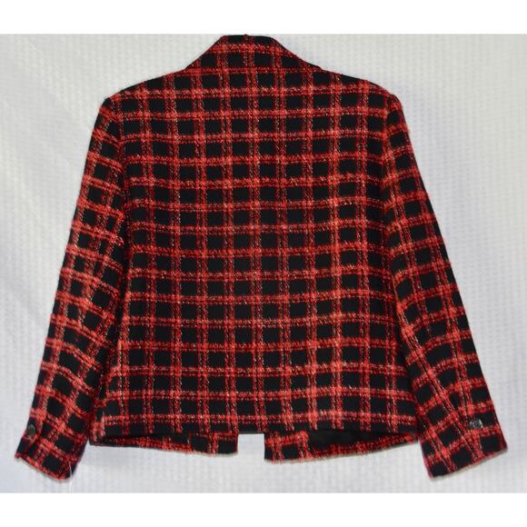 Drapers & Damon's Tweed Lined Blazer Jacket Size PM - Picture 5 of 5